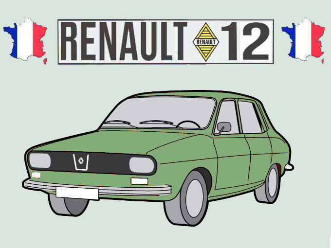 Sleutelhanger (groen) – Renault 12