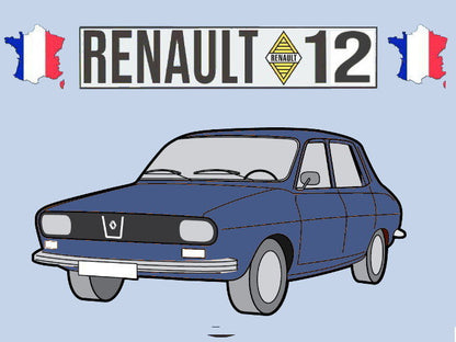 Sleutelhanger (blauw) – Renault 12