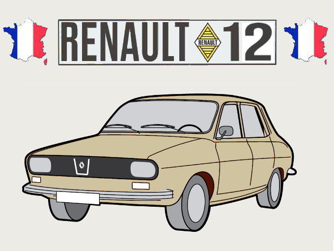 Sleutelhanger (beige) – Renault 12