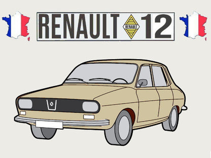 Sleutelhanger (beige) – Renault 12