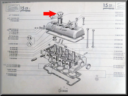 Olie dop – Renault 12 – OEM 7700644083A