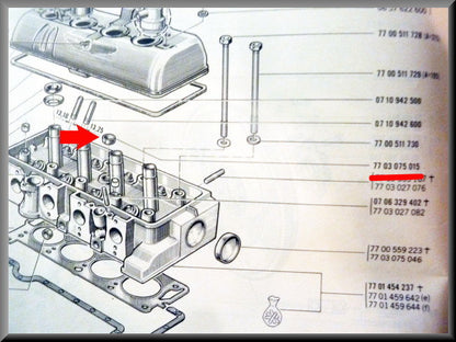 Bouchon de désablage 25 mm – Renault 16 – OEM 7703075015