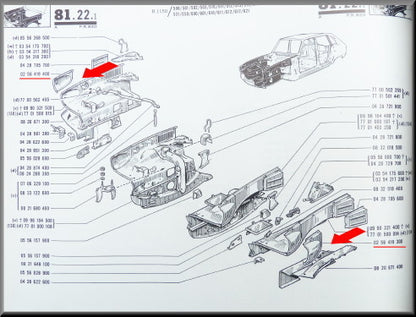Écran intérieur boîtier de phare droit – Renault 16 – OEM 0256419400