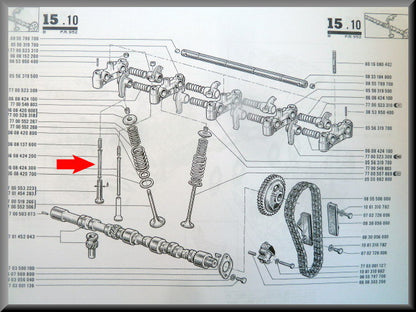 Klepstoter (kort) – Renault 12 Gordini – Renault 16 - Renault 17 - OEM 0608424200