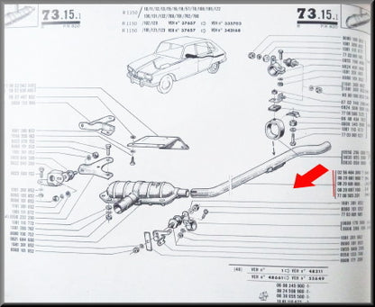 Tailpipe R16 L.