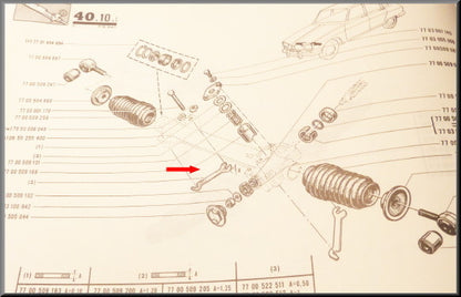 Réglage en hauteur boîtier de direction 3 mm – Renault 16