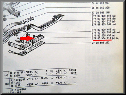 Chassis beam left