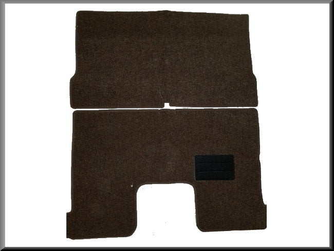 Tapis de sol marron (bouclé) – Renault 16 – OEM 7700635240 / 7700635230
