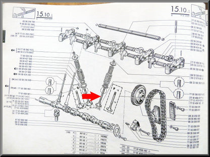 Exhaust valve (3 notches) – Renault 16 TS – OEM 0833196200
