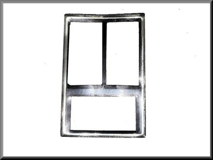Kader schakelaars (chroom) – Renault 16 TS – OEM 7700508645 (chroom)