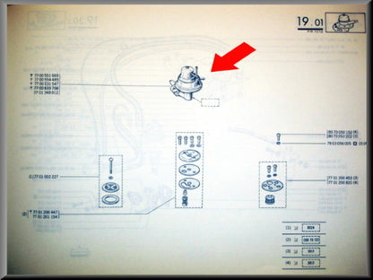 Pompe à essence – Renault 12 – Renault 15 - Renault 18 - OEM 7701348612 / 7700556887