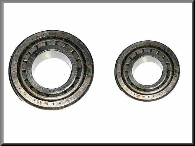 Kit roulements de roue arrière (25x47x15 mm & 20x42x15 mm) – Renault 12 – Renault 16 - Renault 17 - OEM 7701460642
