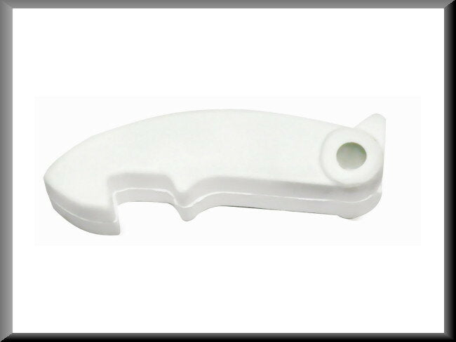 Bovenste haak achterklepslot wit – Renault 12 – OEM 7700509887
