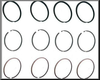 Zuigerveren (set) – Renault 12 Gordini – Renault 15 - Renault 17 - Renault 16 - OEM 7700500015 / 0608424000 / 7700508155