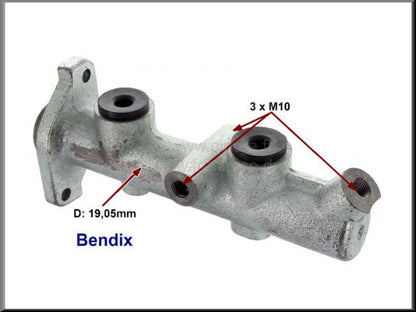 Maître-cylindre de frein – Renault 16 - Renault Alpine - Renault divers – OEM 7700577839 / 7700617441