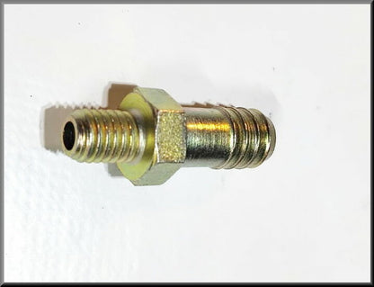 Brake booster vacuum hose nipple (yellow passivated) – Renault 16 – OEM 0608568600