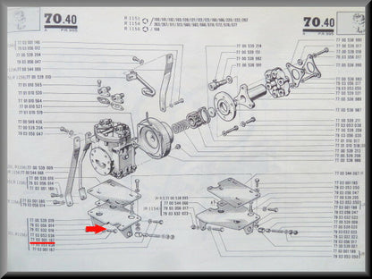 Bout M8x40 (geel gepassiveerd) – Renault 16 – OEM 7703001167
