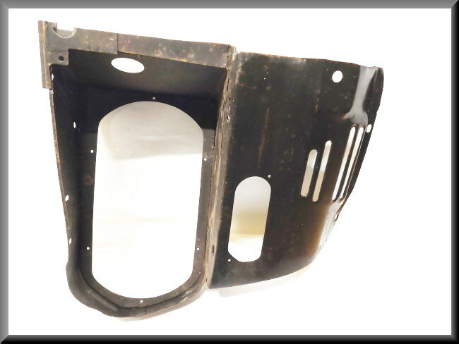Koplamp huis rechts en voorfront deel – Renault 12 – OEM 7700539094