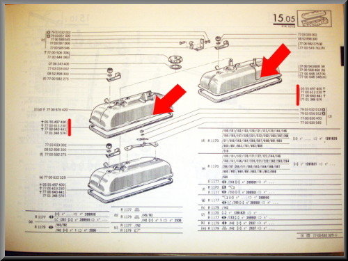 Joint de couvre-culasse – Renault 12 – Renault 15 - Renault 5 - OEM 7701348574