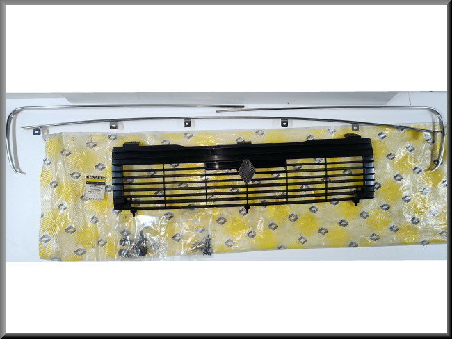 Kit calandre complet avec kits de montage – Renault 14 – OEM 7701459941 – NOS