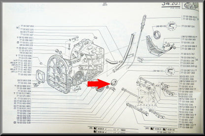 Joint spi de différentiel (36x54x11/12 mm) – Renault 12 – OEM 7703087011
