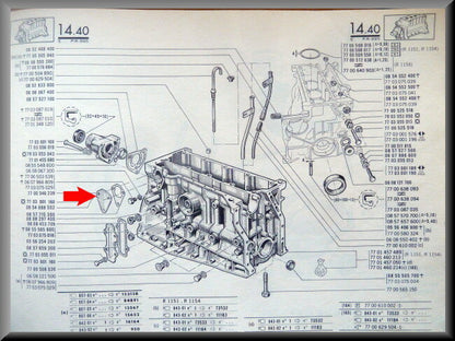 Cache-trou de montage de pompe à essence – Renault 16 – OEM 7700546239