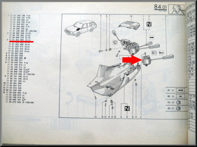 Interrupteur R18 (Neuf d'époque)