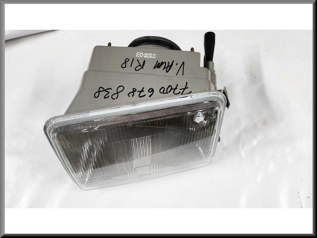 Phare gauche Bilux – Renault 18 – OEM 7700678838 / 7700678840 – NOS