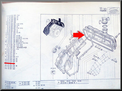 Valve cover gasket – Renault 14 – OEM 7910011371 – NOS
