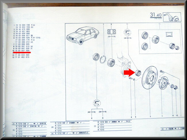 Joint spi (46-60-16 mm) – Renault 14 – OEM 7903087009 – NOS