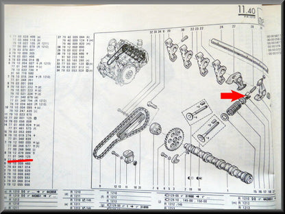 Ressort de soupape (2 pièces) – Renault 14 – OEM 7701349125