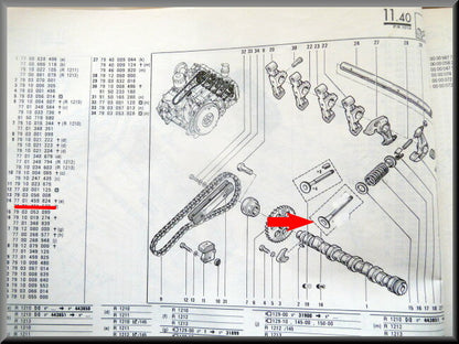 Soupape d'admission – Renault 14 – OEM 7701459824 / 7701461573 – NOS