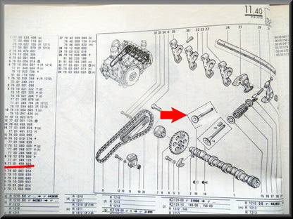 Soupape d'échappement – Renault 14 – OEM 7701459825 – NOS