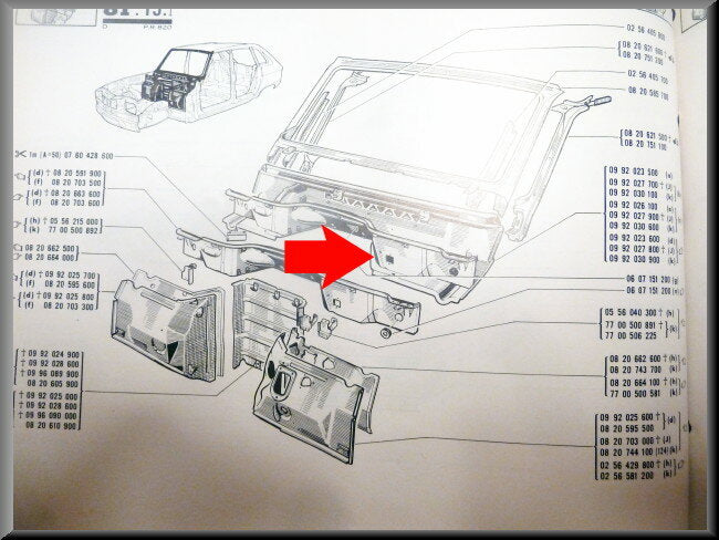 Pare-brise arrière – Renault 16 – OEM 0992023500