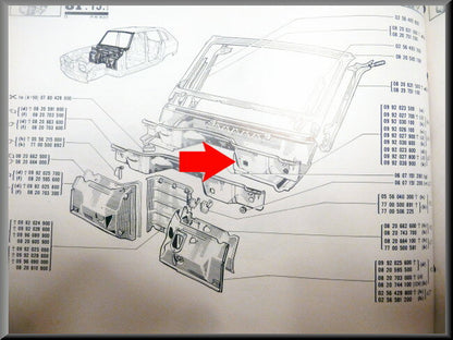 Pare-brise arrière – Renault 16 – OEM 0992023500