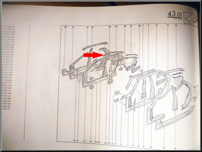 Achterscherm rechts  – Renault 18 – OEM 7701556760 / 770155670 – NOS