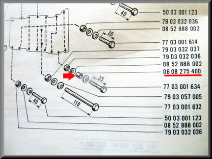 Bague de centrage boîte de vitesses – Renault 12 – Renault 16 - OEM 0608275400