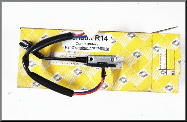 Knipperlicht schakelaar  – Renault 14 – OEM 7701348810 – NOS