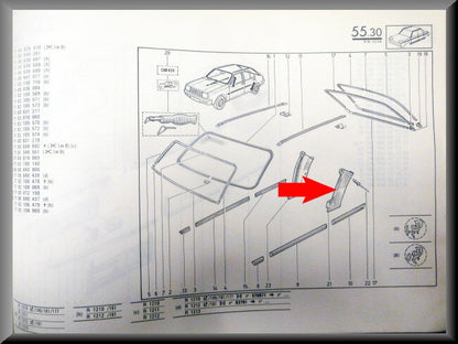 Anti gravillons gauche – Renault 14 – OEM 7700690438 – NOS