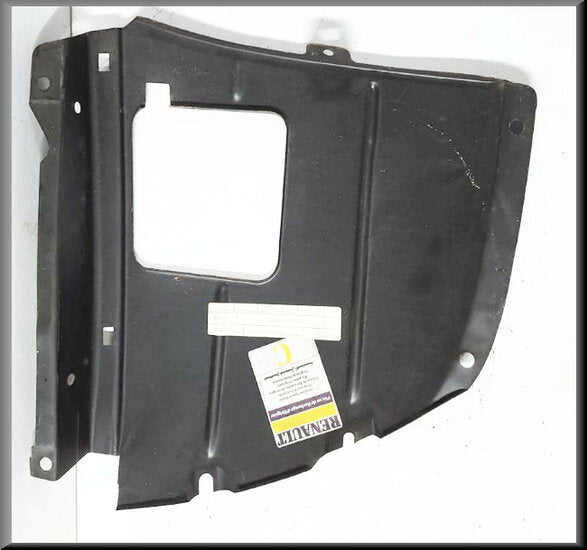 Bodemplaat voorzijde links  – Renault 18 – OEM 7700626347 – NOS