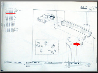 Cache de protection pare-chocs arrière gauche – Renault 14 – OEM 7704000086 – NOS