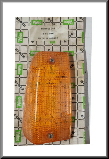 Turn signal lens right (Cibie) – Renault 14 - Renault 6 - Rodeo – OEM 7701024220 – NOS