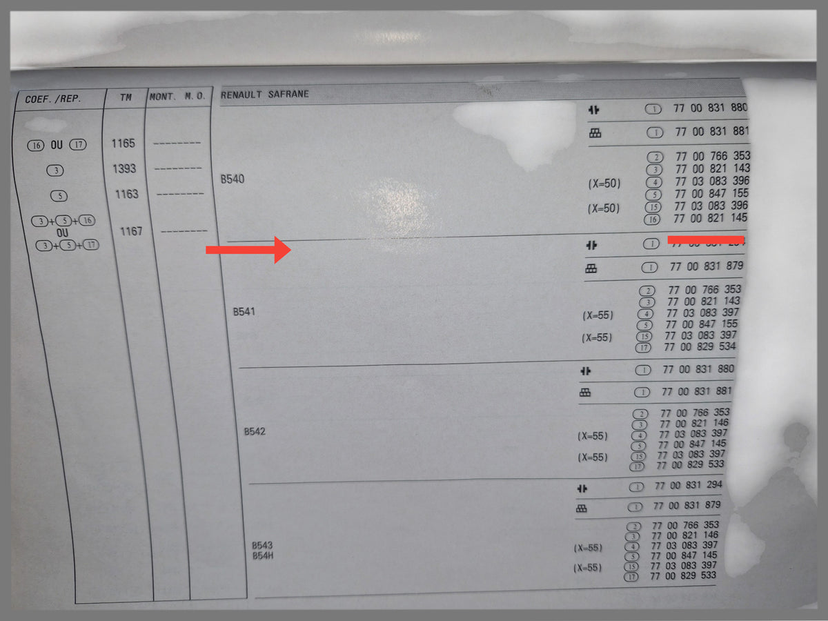 Silenciador final - Renault Safrane - OEM - 7700821145