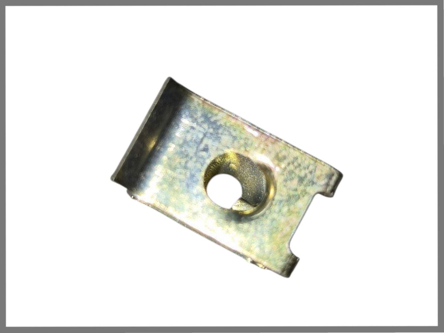 Headlight holder fastening clip - Renault 12 - OEM 7700542893