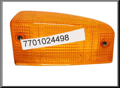 Verre de clignotant droit (Seima) – Renault 14 - Renault 6 - Rodeo – OEM 7701024498 – NOS