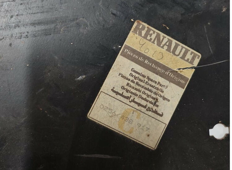 Plaque de renfort longeron intérieur gauche et droit – Renault 16 – OEM 0256438917 – NOS