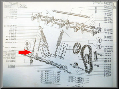 Poussoir de soupape 12 mm – Renault 16 – Renault 12 - Lotus Europa - Renault divers - OEM 7700640248 / 0556057900 / 7700616921