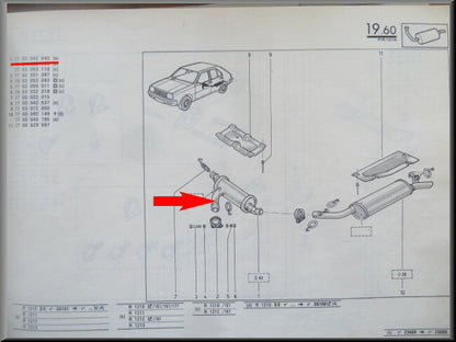 Silencieux d'échappement – Renault 14 – OEM 7700642642