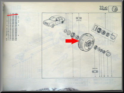 Tambour de frein – Renault 14 – OEM 7701459860 – NOS