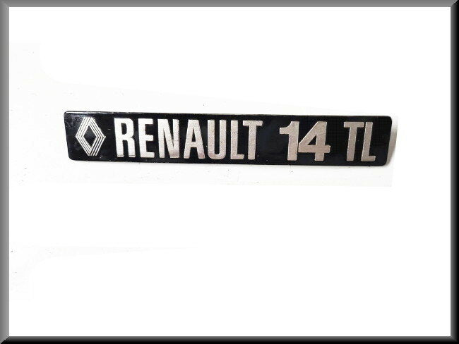 Logo « Renault 14TL » – Renault 14 – NOS